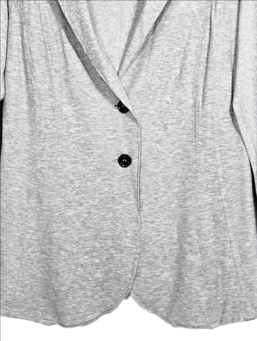 Marc Cain Light Grey 100% Cotton Blazer, Size N4 (8) ~ VGUC - Picture 2 of 11